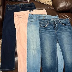 American Eagle Jeans Bundle all size 14 stretch